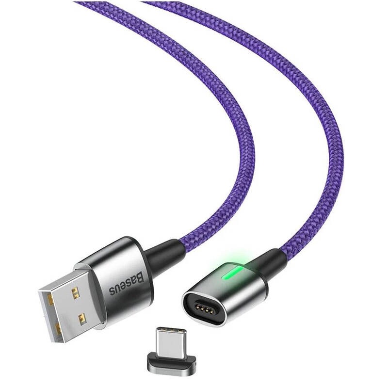 کابل مگنتی فست شارژ Baseus CATXC-A 3A Type-C 1m