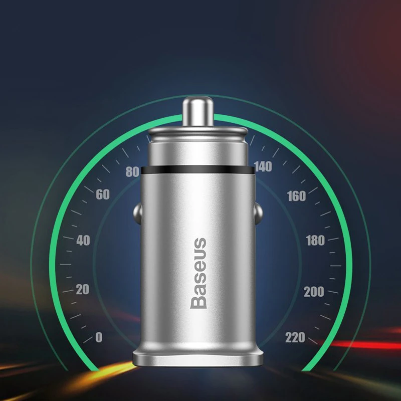 شارژر فندکی فست شارژ Baseus CCALL-DS QC3.0 30W