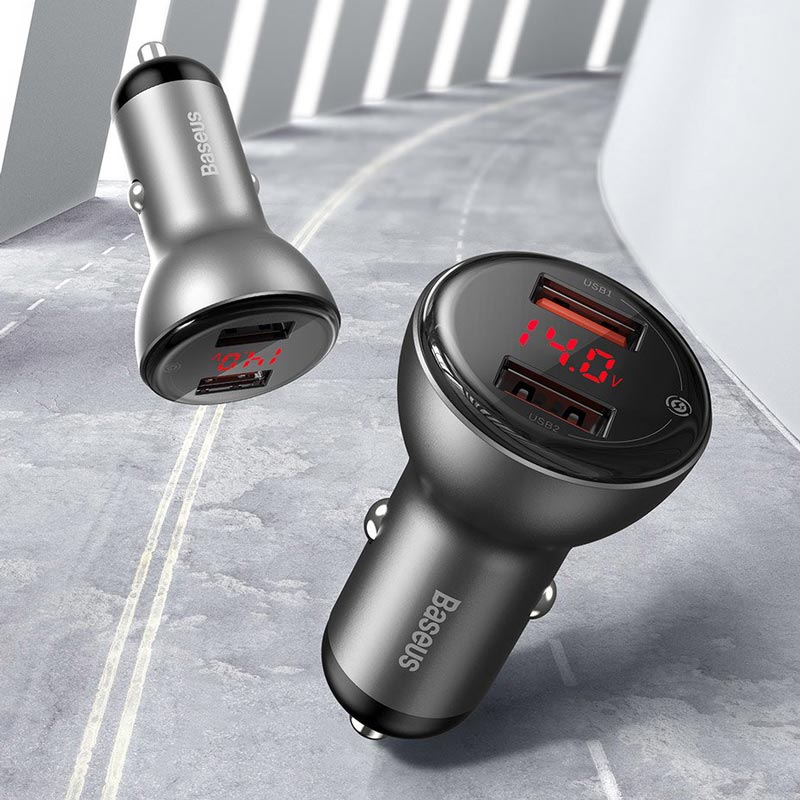 شارژر فندکی فست شارژ Baseus CCBX-B QC3.0 45W