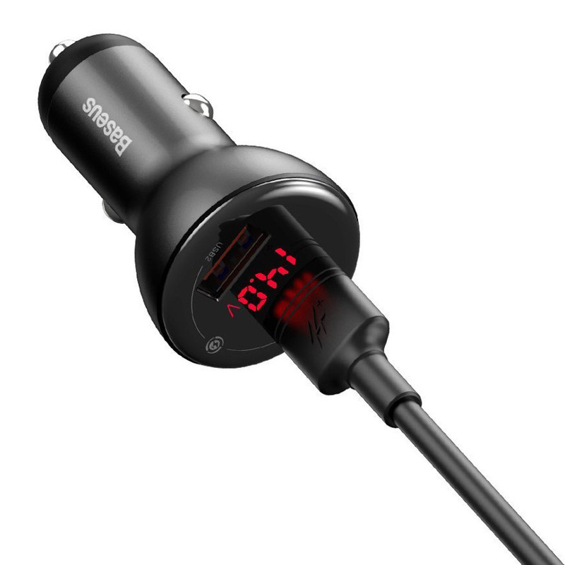 شارژر فندکی فست شارژ Baseus CCBX-B QC3.0 PD 45W