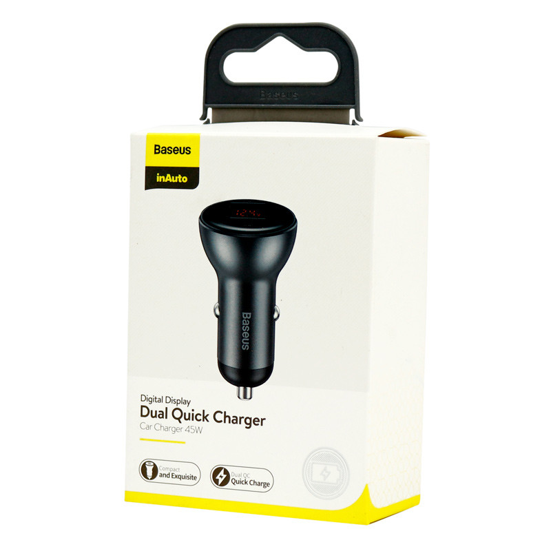 شارژر فندکی فست شارژ Baseus CCBX-B QC3.0 PD 45W