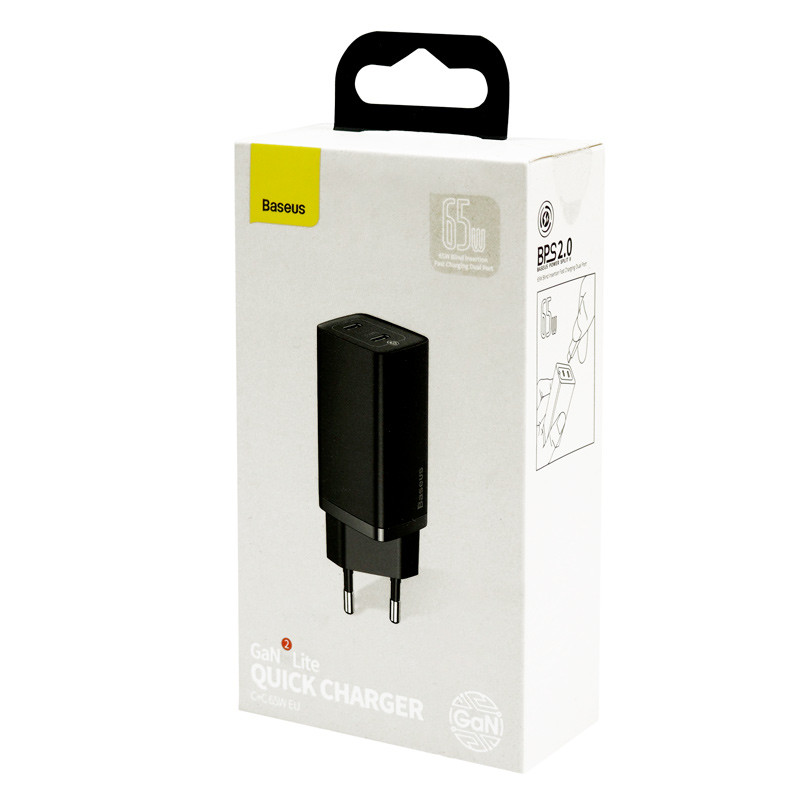 کلگی فست شارژ Baseus CCGAN2L-E QC4.0 PD 65W Type-C
