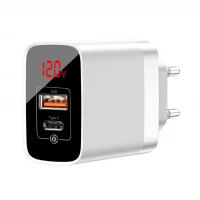 کلگی فست شارژ Baseus CCJMHC-A 2Port 3A QC3.0 PD3.0 18W