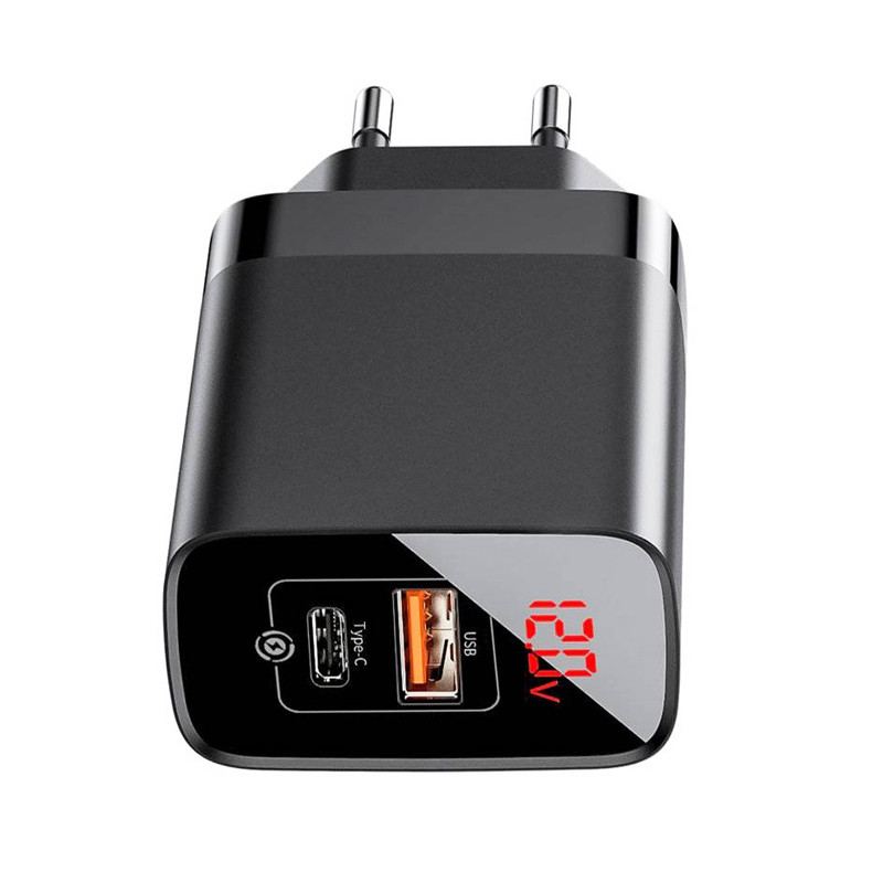کلگی فست شارژ Baseus CCJMHC-A 2Port 3A QC3.0 PD3.0 18W