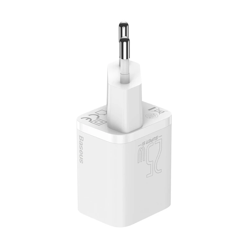 شارژر دیواری فست شارژ Baseus TZCCSUP-L QC3.0 PD 25W Type-C + کابل Type-C