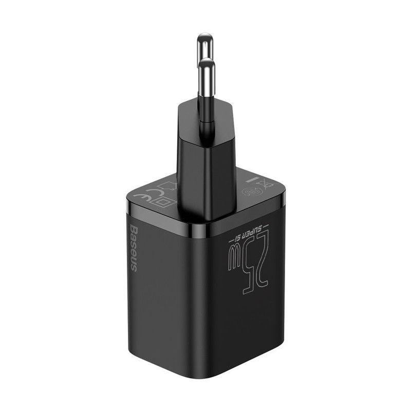 شارژر دیواری فست شارژ Baseus TZCCSUP-L QC3.0 PD 25W Type-C + کابل Type-C