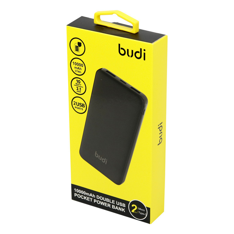 پاوربانک 10000 بودی Budi M8J095-BLK