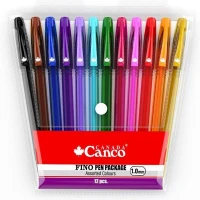 خودکار کنکو رنگی Canco Fino 1mm بسته 12 عددی