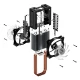 فن خنک کننده CPU کولر مستر Cooler Master MasterAir MA410M ARGB