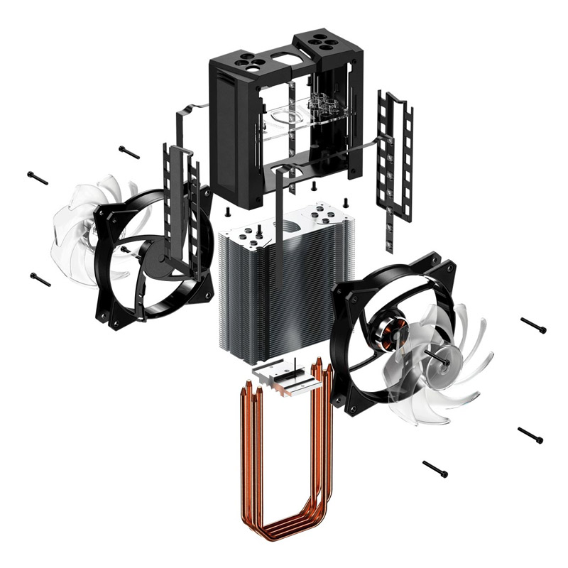 فن خنک کننده CPU کولر مستر Cooler Master MasterAir MA410M ARGB