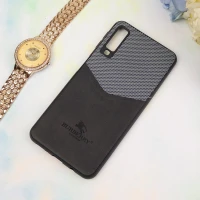 قاب چرمیBURBERRY سامسونگ A7 2018 مشکی