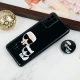 قاب PC محافظ لنز دار طرح Boss Cat + پاپ سوکت Samsung Galaxy A12