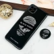 قاب PC محافظ لنز دار طرح Blvck + پاپ سوکت Samsung Galaxy A22 5G