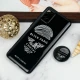قاب PC محافظ لنز دار طرح Blvck + پاپ سوکت Samsung Galaxy A31