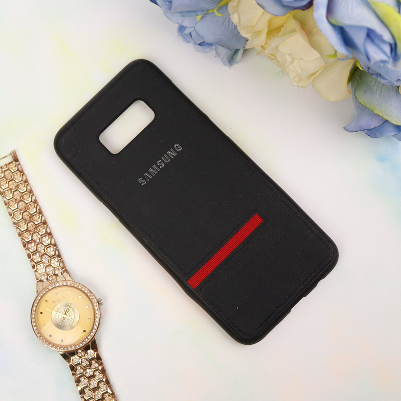 قاب کنفی خط دار مشکی Samsung Galaxy S8 Plus