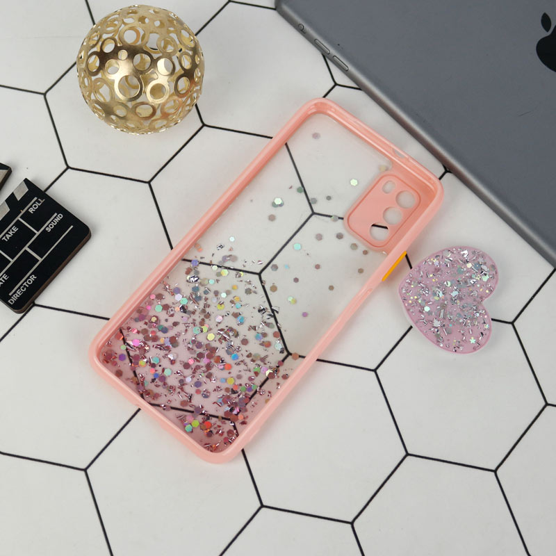 قاب محافظ لنزدار اکلیلی شفاف پاپ سوکت دار Xiaomi Poco M3