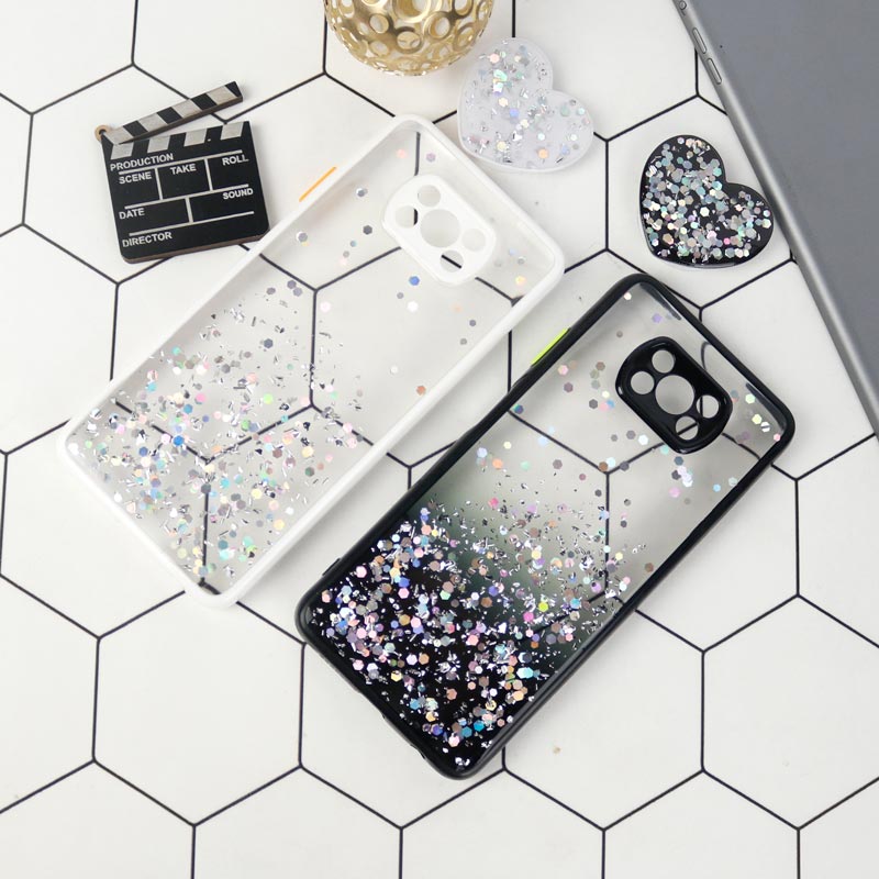 قاب محافظ لنزدار اکلیلی شفاف پاپ سوکت دار Xiaomi Poco X3