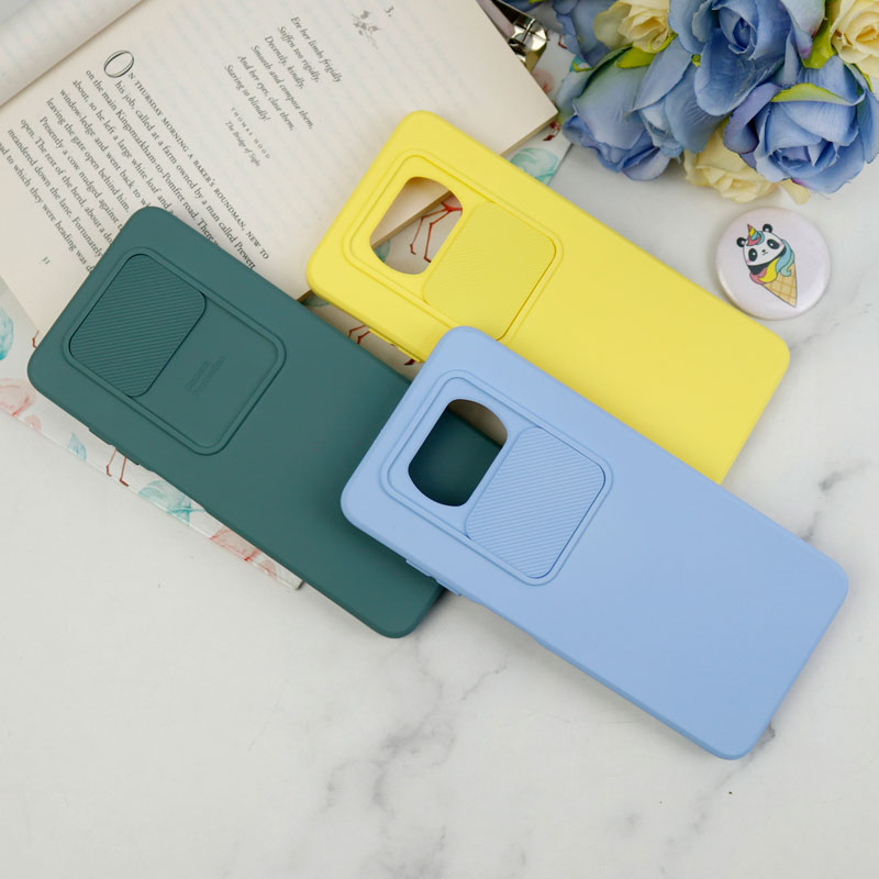 قاب سیلیکونی محافظ لنز کشویی Xiaomi Poco x3/x3 NFC/x3 pro