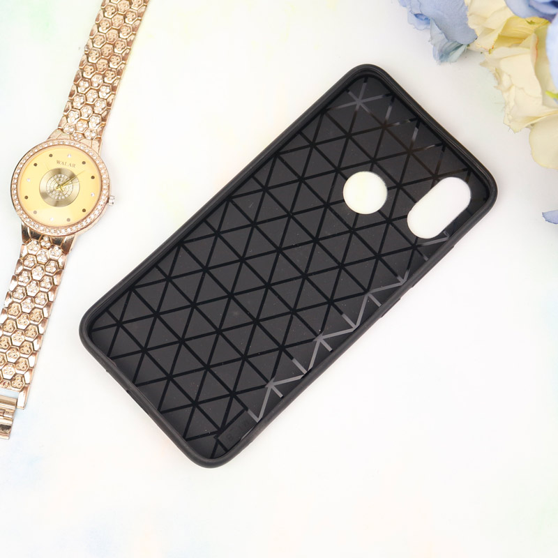 قاب چرم اکلیلی Xiaomi Mi 8 قهوه ای