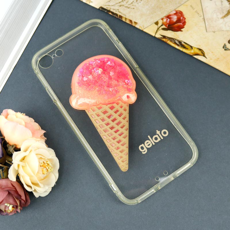 قاب گوشی آکواریومی طرح ایموجی iPhone 7/8