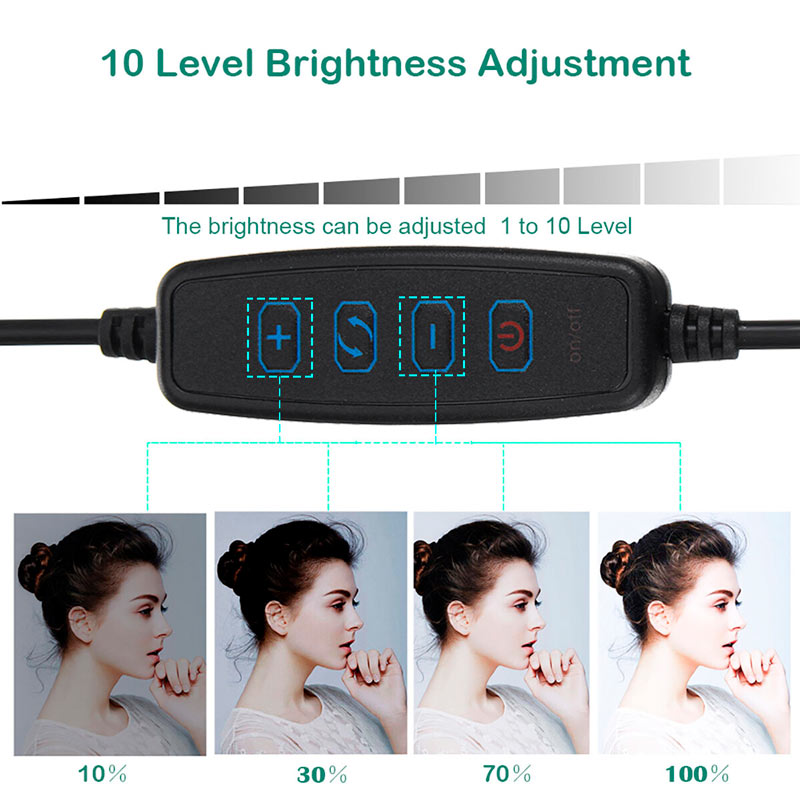 رینگ لایت پایه دار D35 Beauty Live Square Light