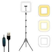 رینگ لایت پایه دار D35 Beauty Live Square Light