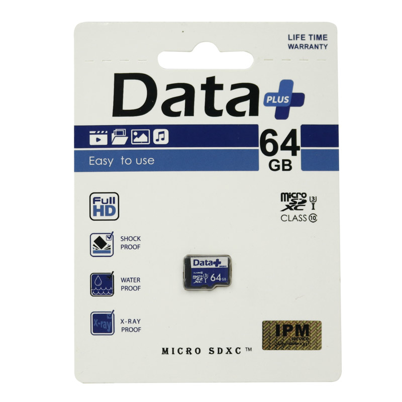 رم میکرو 64 گیگ دیتا پلاس Data+ U3 C10 90MB/s