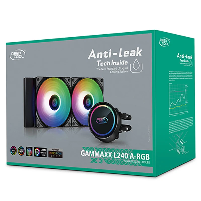خنک کننده مایع پردازنده دیپ کول GAMMAXX L240 ARGB