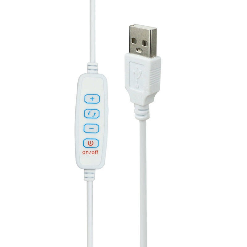 ریسه دور آینه ۱۰ لامپ Diy Mirror Lamp 4.45m USB