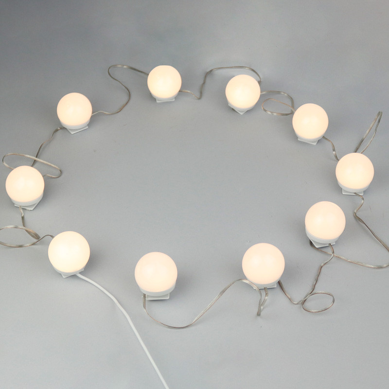 ریسه دور آینه ۱۰ لامپ Diy Mirror Lamp 4.45m USB