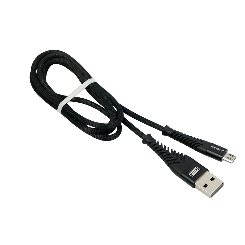کابل میکرو یو اس بی فست شارژ Earldom EC-061M 2.4A 1m
