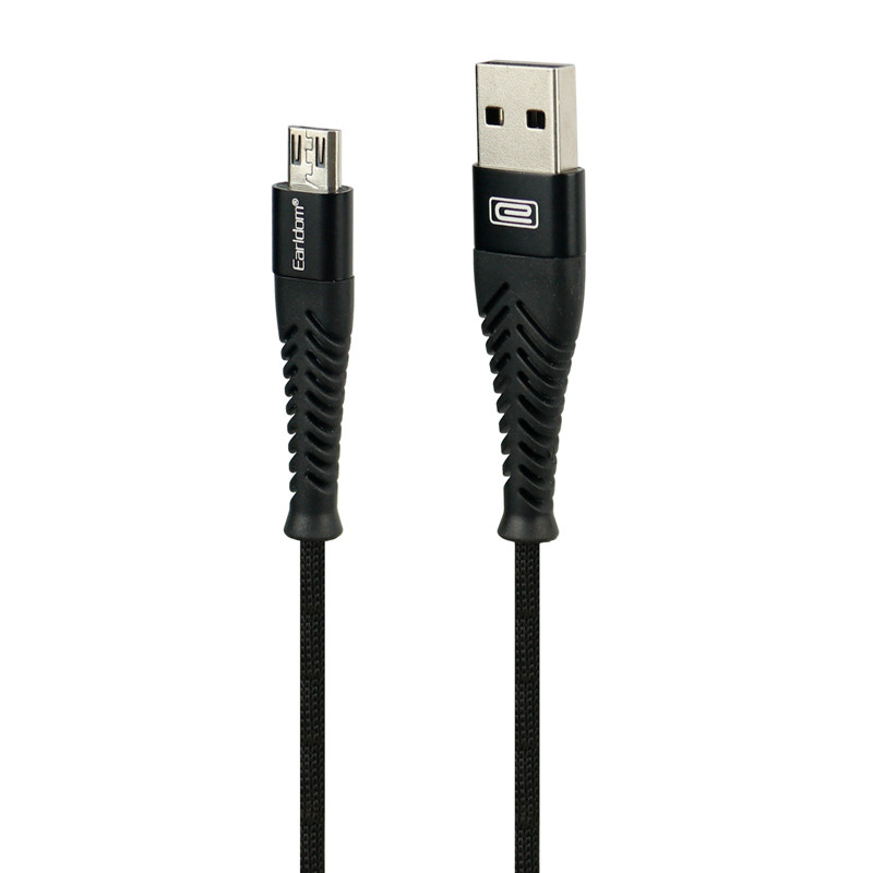 کابل میکرو یو اس بی فست شارژ Earldom EC-061M 2.4A 1m