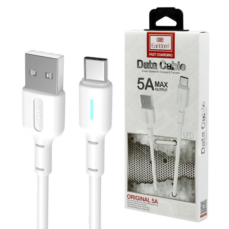 کابل فست شارژ Earldom EC-071 5A Type-C 1m