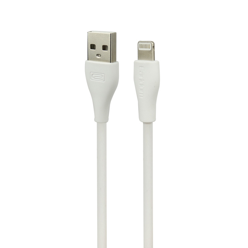 شارژر دیواری فست شارژ Earldom ES-201 2.1A + کابل آیفونی