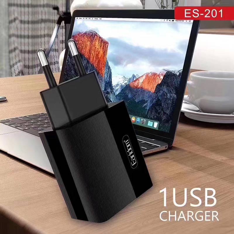 شارژر دیواری فست شارژ Earldom ES-201 2.1A + کابل میکرو یو اس بی