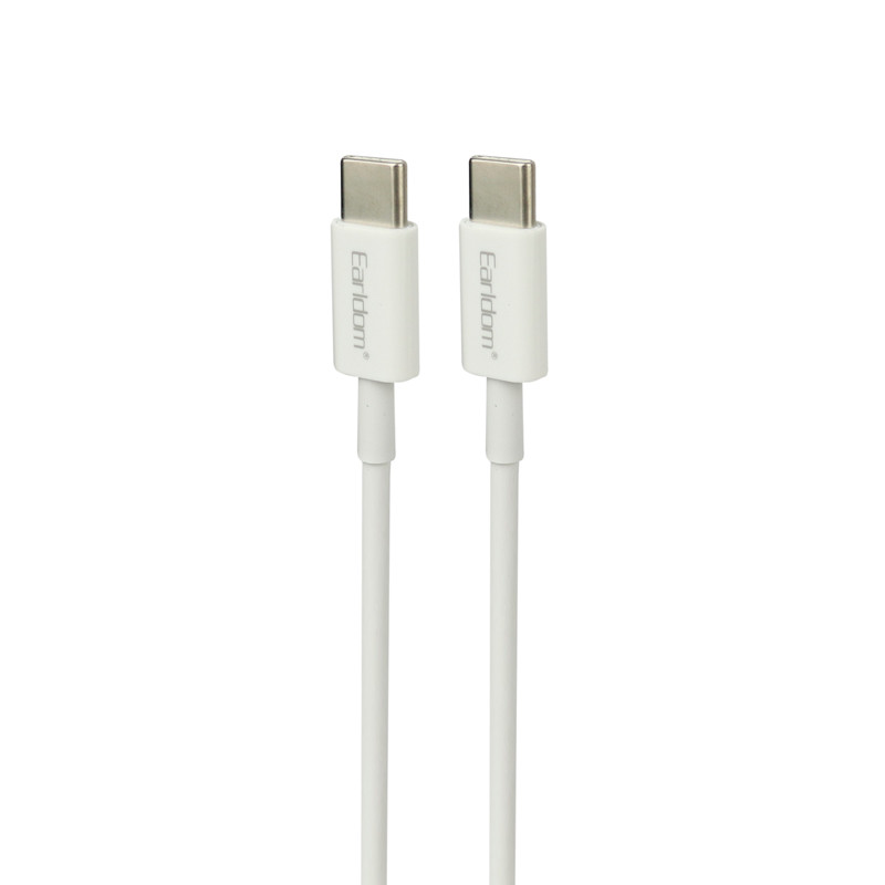 شارژر دیواری فست شارژ Earldom ES-EU2 2Port 3A QC3.0 PD 20W Type-C + کابل تبدیل Type-C