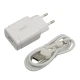 شارژر دیواری فست شارژ Earldom ES-KC24 2.4A QC3 12W + کابل آیفونی