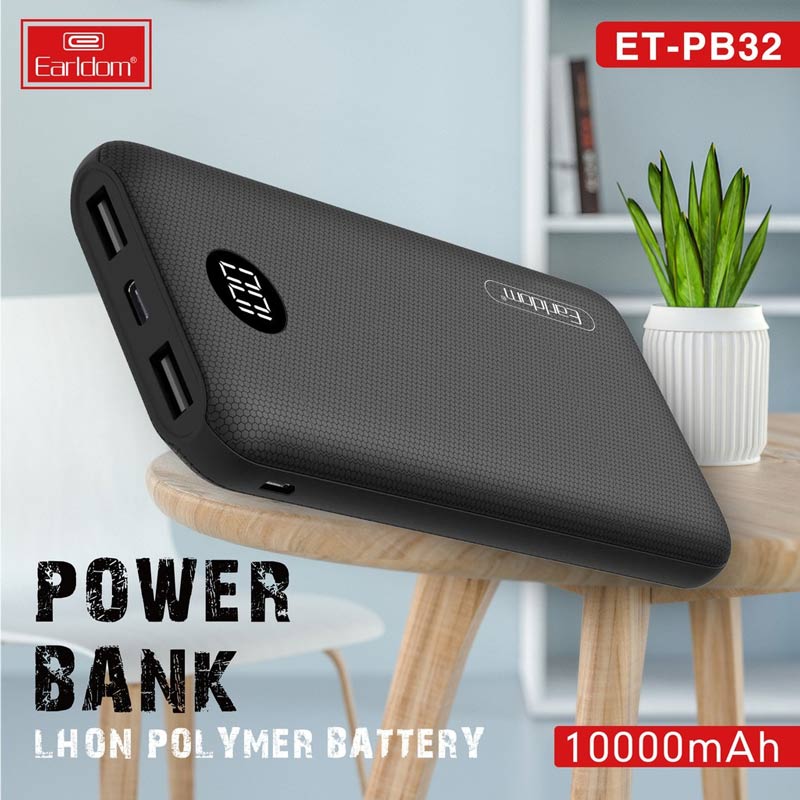 پاور بانک فست شارژ 10000 ارلدام Earldom ET-PB32