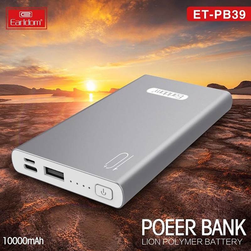 پاور بانک فست شارژ 10000 ارلدام Earldom ET-PB39
