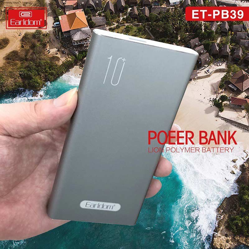 پاور بانک فست شارژ 10000 ارلدام Earldom ET-PB39