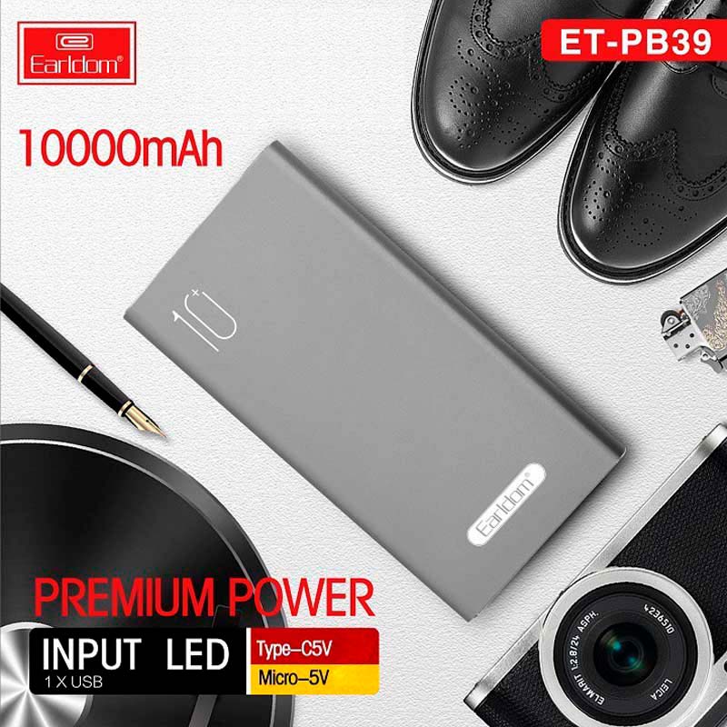 پاور بانک فست شارژ 10000 ارلدام Earldom ET-PB39