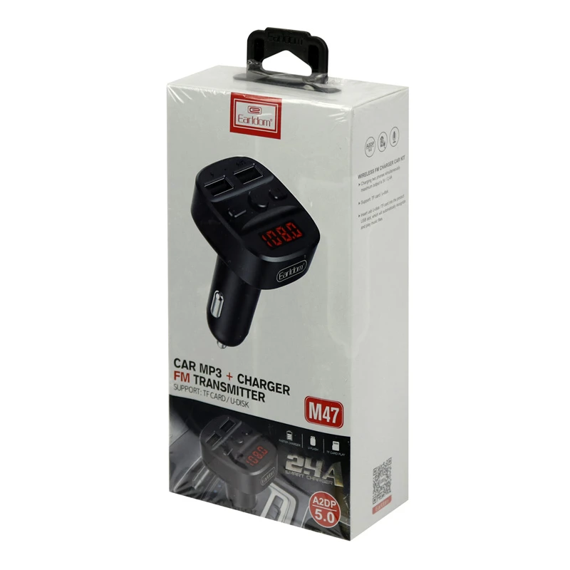 FM Player بلوتوثی + شارژر فندکی Earldom ET-M47