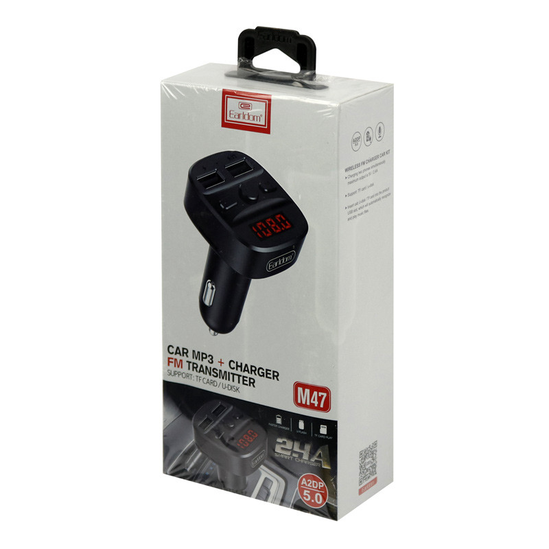 FM Player بلوتوثی + شارژر فندکی Earldom ET-M47
