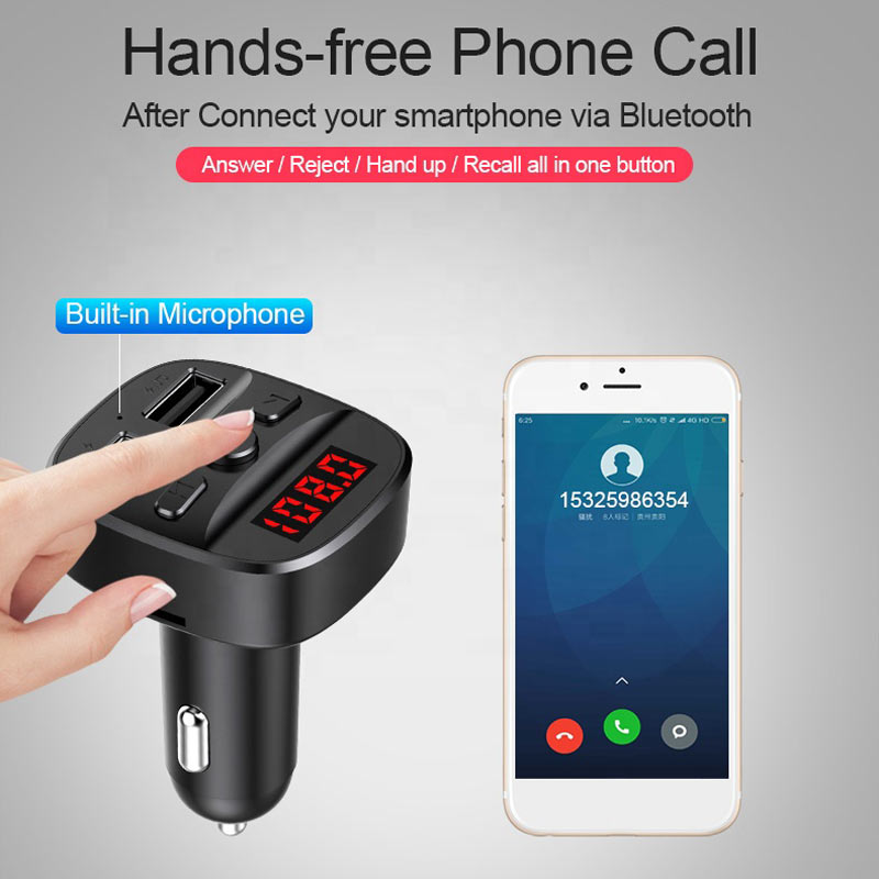FM Player بلوتوثی + شارژر فندکی Earldom ET-M47