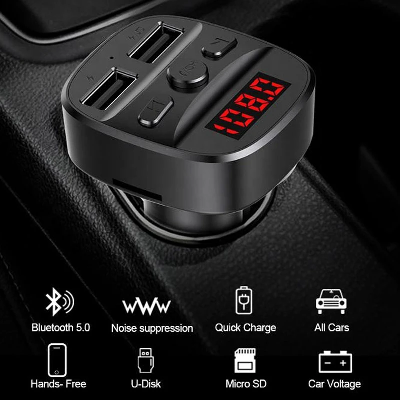 FM Player بلوتوثی + شارژر فندکی Earldom ET-M47
