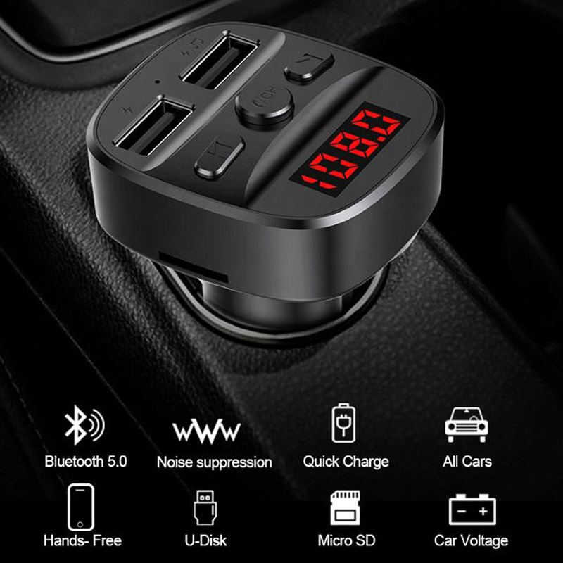 FM Player بلوتوثی + شارژر فندکی Earldom ET-M47