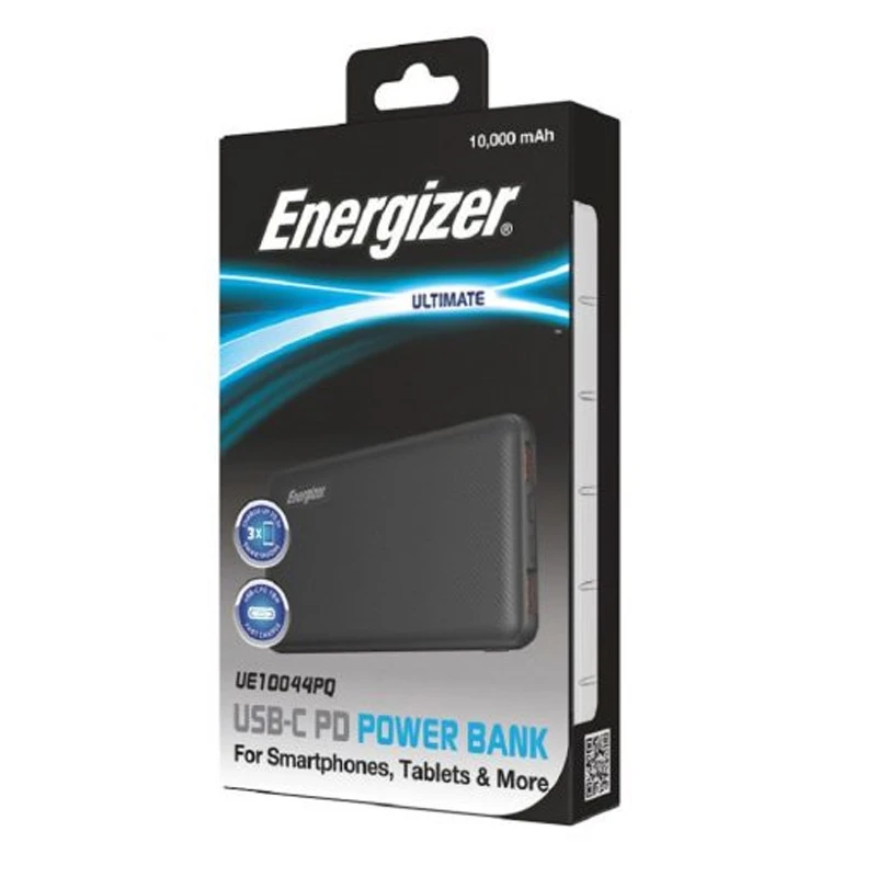 پاور بانک فست شارژ 10000 انرجایزر Energizer UE10044PQ PD 18W