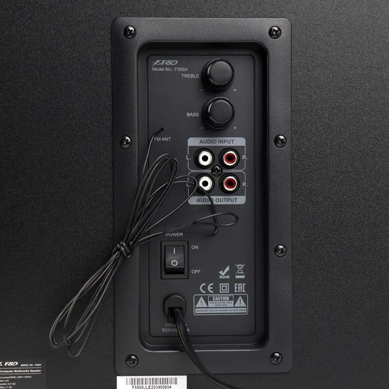 اسپیکر بلوتوثی رم و فلش خور F&D F550X + ریموت کنترل