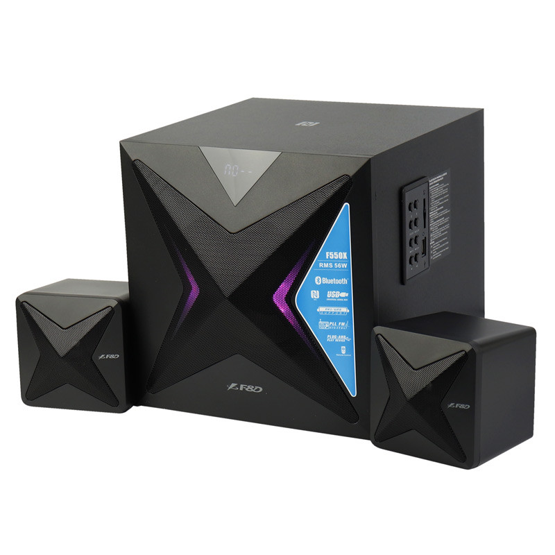 اسپیکر بلوتوثی رم و فلش خور F&D F550X + ریموت کنترل