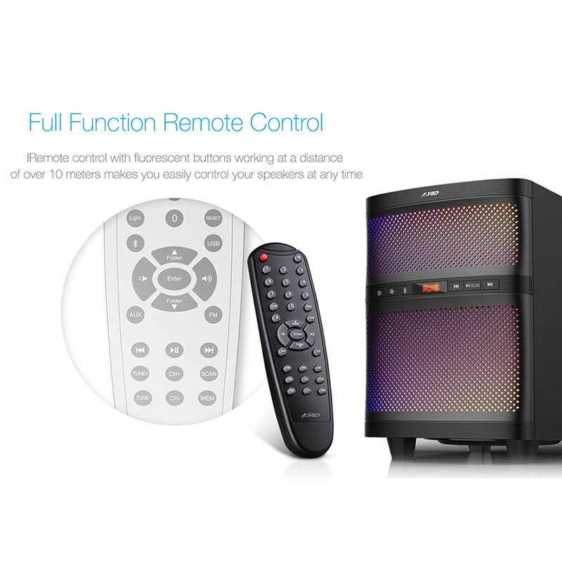 اسپیکر بلوتوثی فلش خور Fenda F&D F580X + ریموت کنترل